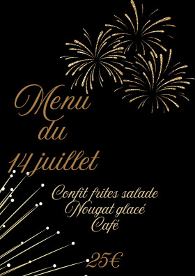 REPAS DU 14 JUILLET REPAS DU 14 JUILLET