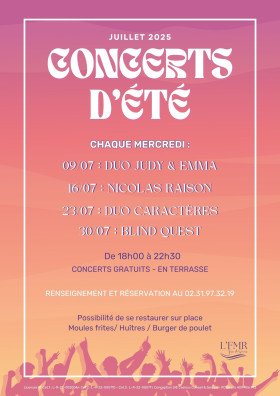 CONCERTS D'ETE CONCERTS D'ETE