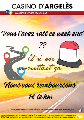 Votre casino vous rembourse le trajet
