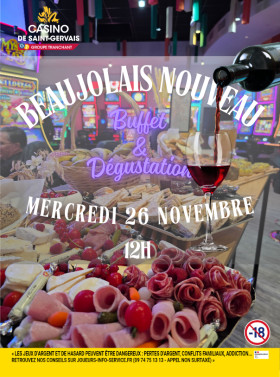 Buffet pour le Beaujolais Nouveau