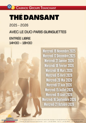 THÉ DANSANT 2025-2026