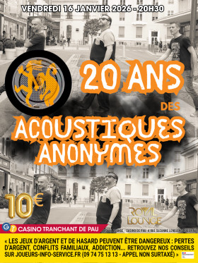 20 ANS DE ACOUSTIQUES ANONYMES