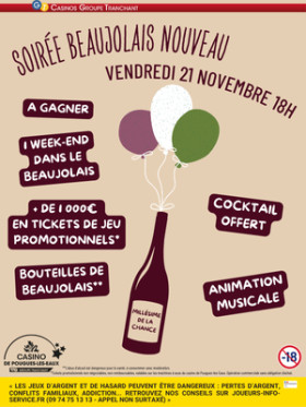 SOIRÉE BEAUJOLAIS NOUVEAU