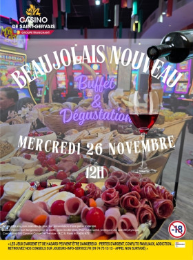 Buffet pour le Beaujolais Nouveau