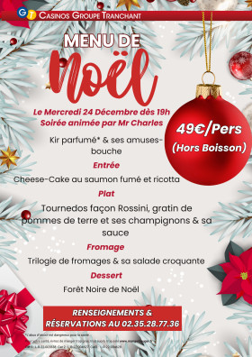 MENU DE NOEL