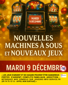 Nouvelles machines a sous
