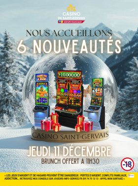 🎰 Nouveautés au Casino de Saint-Gervais