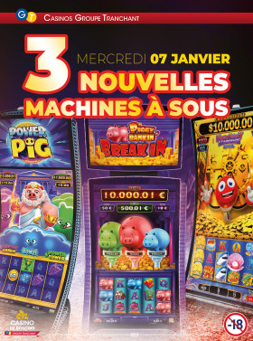 Nouvelles machines à sous