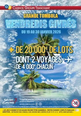 Grande Tombola - Les vendredis givrés