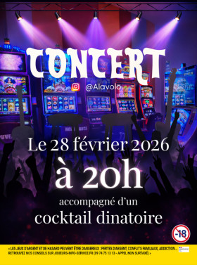 🎶 Concert au Casino – ALAVOLO