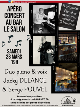 APÉRO CONCERT AU BAR LE SALON - SAMEDI 28 MARS