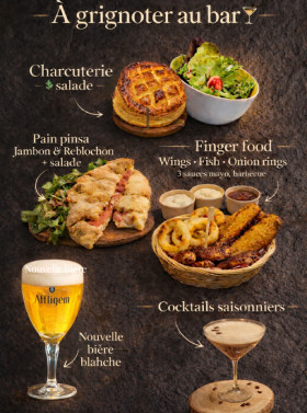 Notre offre snacking et bar 🍴🍺