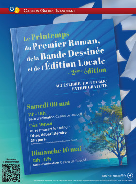 Printemps du premier roman, de la bande dessinée et de l’édition locale