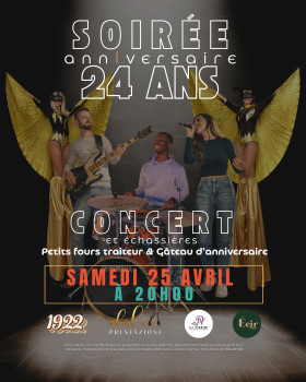 GRANDE SOIREE FESTIVE DES 24 ANS