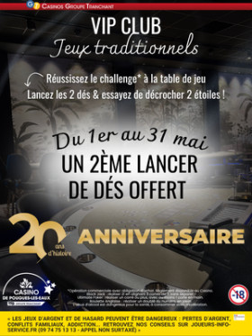 VIP CLUB JEUX TRADITIONNELS - SPÉCIAL MOIS ANNIVERSAIRE