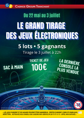 TOMBOLA DES JEUX ELECTRONIQUES