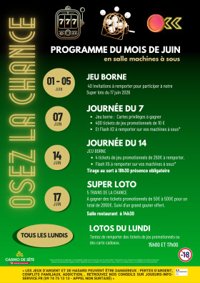 🎰 JUIN S’ANNONCE CHANCEUX ! 🎰