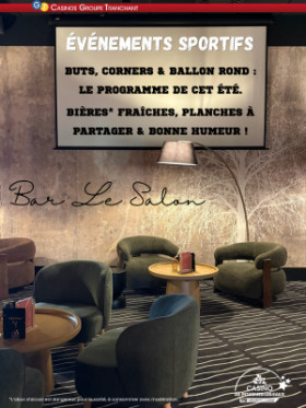 ÉVÉNEMENTS SPORTIFS AU BAR LE SALON