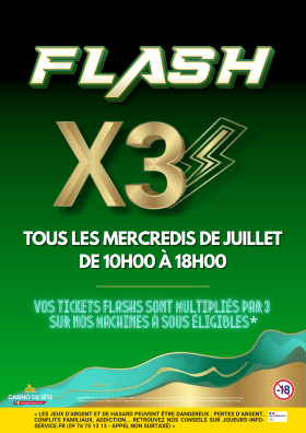 ⚡FLASH X 3 ⚡