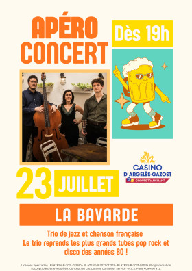 Apéro concert du 23 juillet
