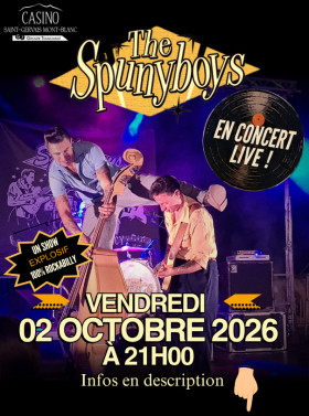 The Spunyboys en concert au Casino de Saint-Gervais Mont-Blanc !