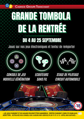 GRANDE TOMBOLA DE LA RENTREE