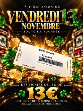 🍀 Vendredi 13 : tentez votre chance ! 🍀
