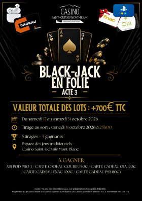 BLACK JACK EN FOLIE - ACTE 3