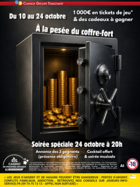 À LA PESÉE DU COFFRE-FORT
