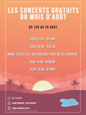 LES CONCERTS D'AOÛT