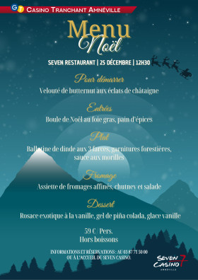 Déjeuner de Noël au Seven Restaurant