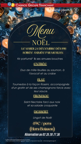 MENU DE NOËL