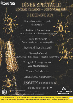 MENU DE LA SAINT SYLVESTRE