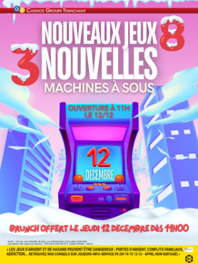 NOUVELLES MACHINES A SOUS ET NOUVEAUX JEUX